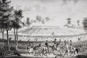 チャピンズファームの戦い、バージニア州1864 作： American School